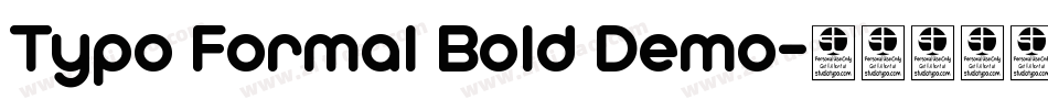 Typo Formal Bold Demo字体转换